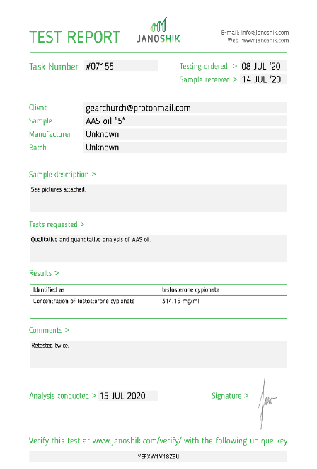 Test Report #07155